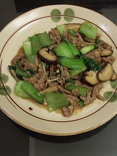 チンゲン菜と豚肉の中華炒め-レシピのメイン写真