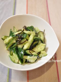 塩麹と塩昆布で浅漬け-レシピのメイン写真