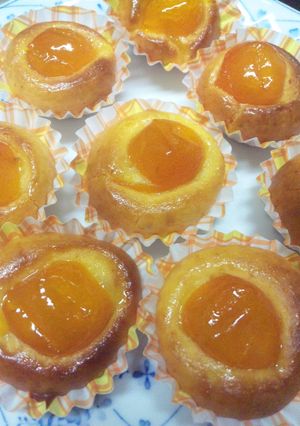 金柑シロップ煮のカップケーキ-レシピのメイン写真