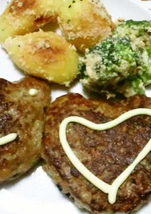 我が家のハンバーグ-レシピのメイン写真