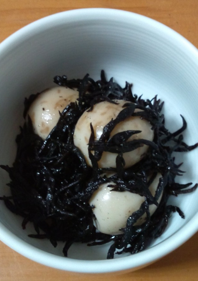 ひじきとうずらの卵の炒め煮-レシピのメイン写真