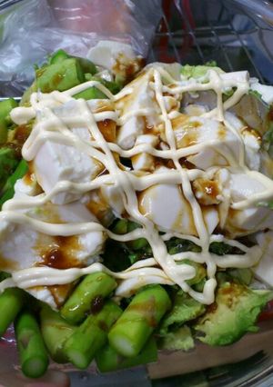 プルコギだれのアボカド豆腐サラダ-レシピのメイン写真