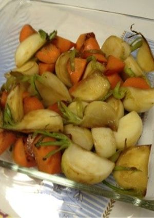 カブとにんじんのホットサラダ-レシピのメイン写真