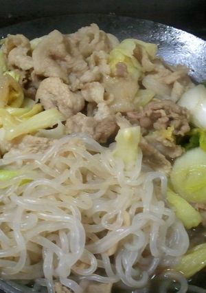 関西風の豚すき焼き-レシピのメイン写真
