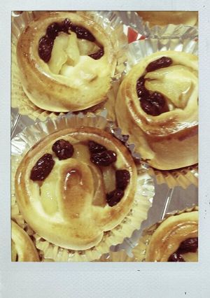 煮リンゴとレーズンのパン-レシピのメイン写真