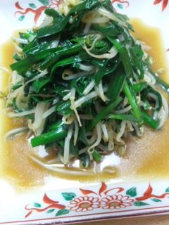 簡単☆塩麹でニラとモヤシの炒め物-レシピのメイン写真