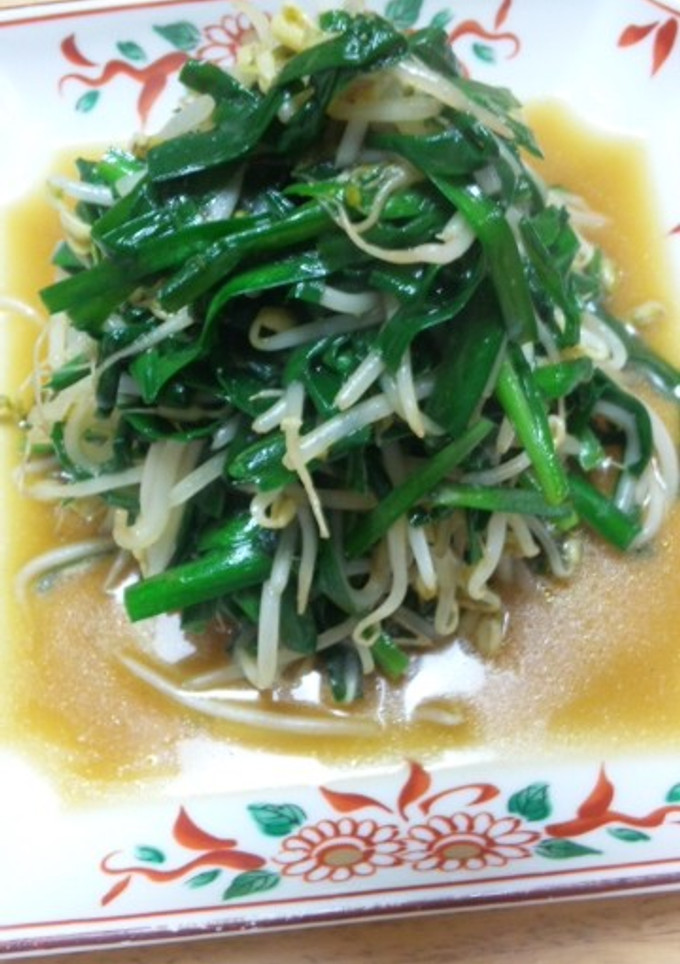簡単☆塩麹でニラとモヤシの炒め物-レシピのメイン写真