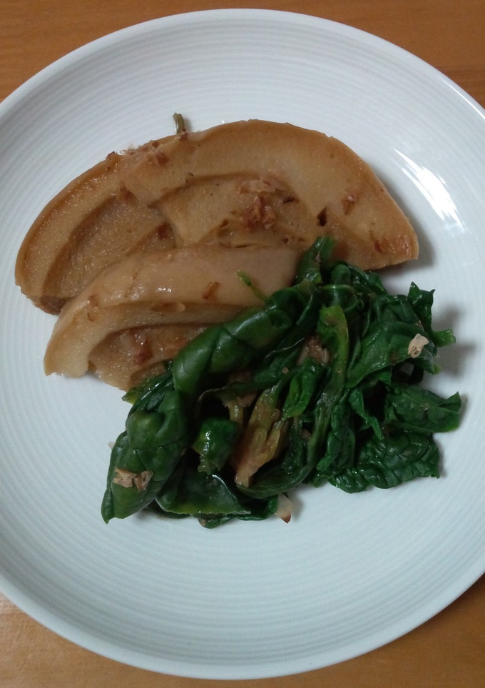 青菜と車麩の煮物-レシピのメイン写真