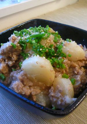 カブのひき肉あんかけ-レシピのメイン写真