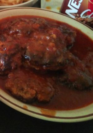 簡単*煮込みハンバーグ-レシピのメイン写真