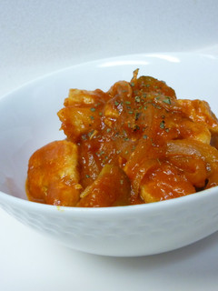 チキンと茄子のトマト煮込み-レシピのメイン写真