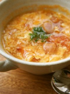 トマトと卵のスープ-レシピのメイン写真