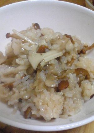 低カロきのこご飯-レシピのメイン写真