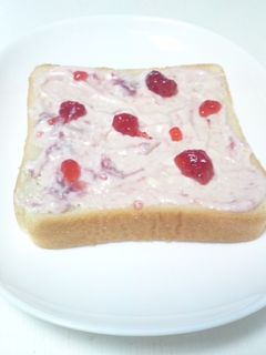 チーズケーキ風クリームチーズトースト-レシピのメイン写真