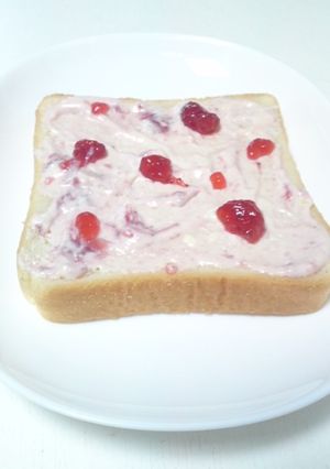 チーズケーキ風クリームチーズトースト-レシピのメイン写真