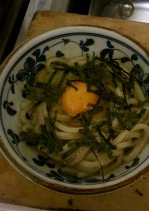 釜玉うどん-レシピのメイン写真