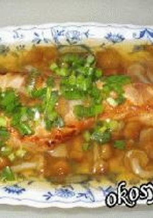 鮭のなめこあんかけ-レシピのメイン写真