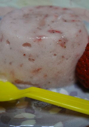 寒天 de 苺のホイップゼリー-レシピのメイン写真