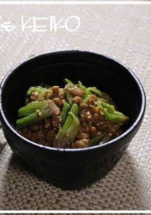ホウレンソウの軸と納豆の和え物-レシピのメイン写真
