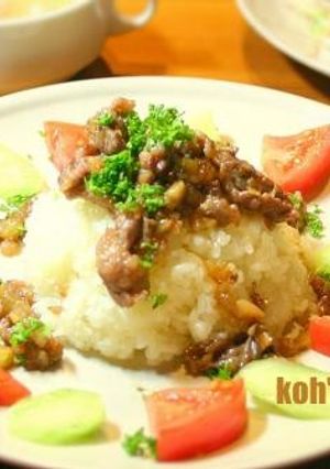減塩・低たんぱく　【焼肉ライス】-レシピのメイン写真