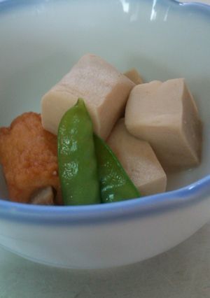 高野豆腐とごぼう天の炊いたん-レシピのメイン写真