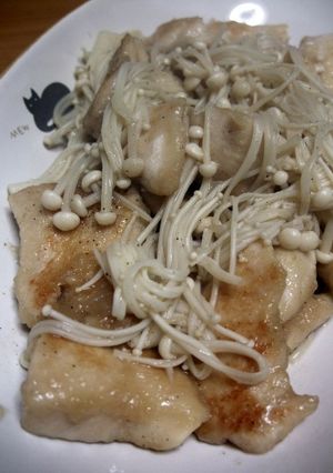鶏とキノコの塩バター風-レシピのメイン写真