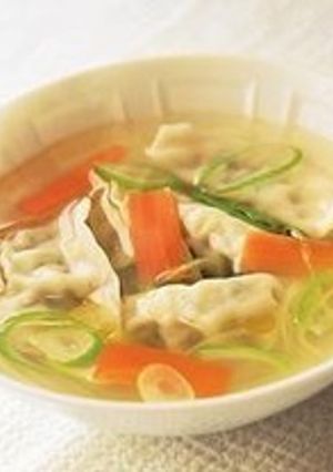丸鶏スープ餃子-レシピのメイン写真