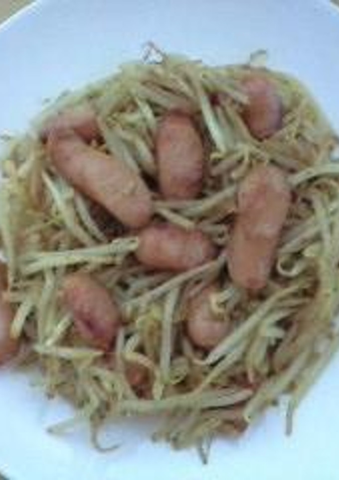ウィンナーともやしのカレー炒め-レシピのメイン写真