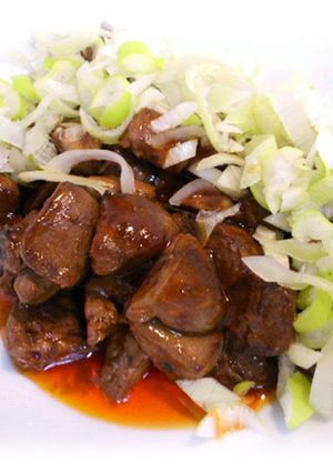 鶏レバーの甘辛炒め-純レバ風--レシピのメイン写真