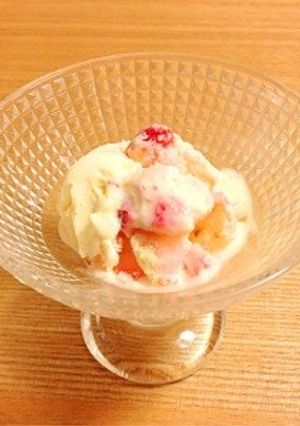 簡単♪苺とミルクのアイスクリーム-レシピのメイン写真