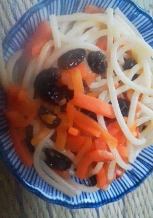 あっさり眼にいいにんスパサラダ-レシピのメイン写真