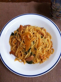 トマトジュースで濃厚クリームパスタ-レシピのメイン写真
