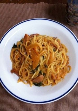 トマトジュースで濃厚クリームパスタ-レシピのメイン写真