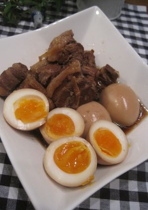 ラフテー風☆豚の角煮ととろとろ半熟卵♪-レシピのメイン写真
