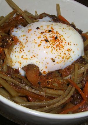 残ったきんぴらで！簡単きんぴら丼-レシピのメイン写真