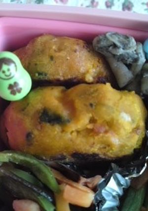 余ったカボチャの煮物で☆カボチャおやき-レシピのメイン写真