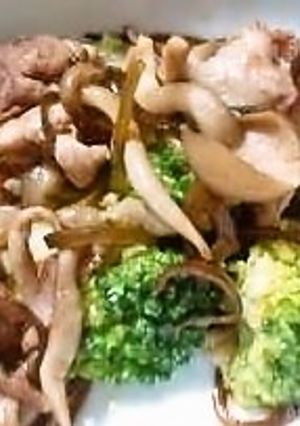 豚バラとブロッコリーの塩昆布炒め-レシピのメイン写真