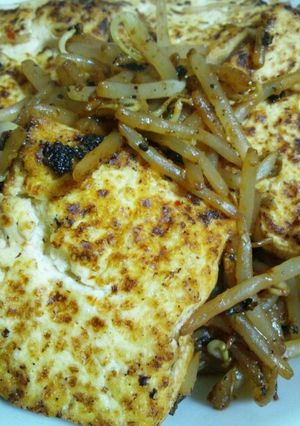 激安・簡単豆腐ともやしの味噌炒め-レシピのメイン写真