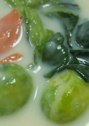 菜の花と芽キャベツの春色スープ-レシピのメイン写真