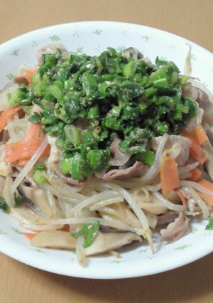 超簡単☆ネギたっぷり豚野菜炒め-レシピのメイン写真