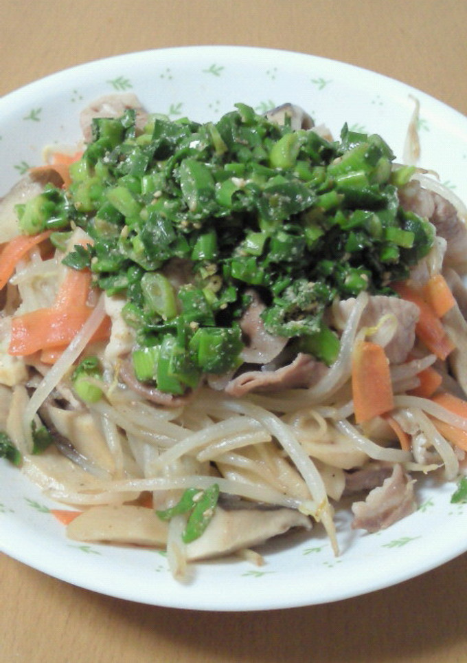 超簡単☆ネギたっぷり豚野菜炒め-レシピのメイン写真