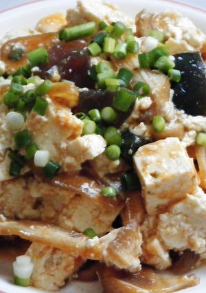 台湾料理~ミミガー入りのピータン豆腐-レシピのメイン写真