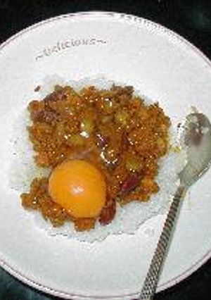 卵乗せドライカレー-レシピのメイン写真
