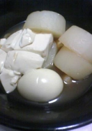 病み上がりに！大根、豆腐、卵の煮物-レシピのメイン写真