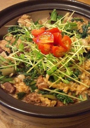 牛すじ炊込みご飯！だし茶漬けも旨い♪-レシピのメイン写真
