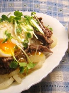 簡単焼き肉丼~カフェ風♪-レシピのメイン写真