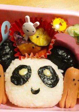 簡単！パンダ弁当☆-レシピのメイン写真