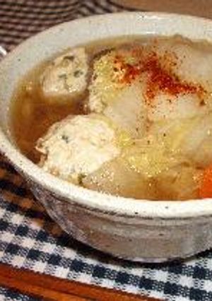 大根と鶏団子のさっぱりスープ-レシピのメイン写真
