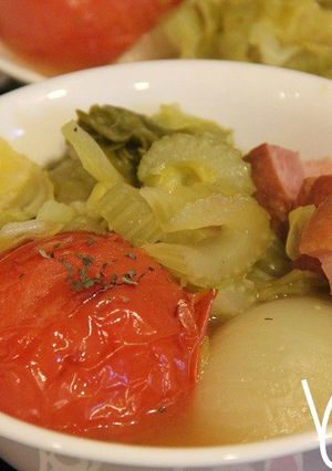野菜丸ごとキャベツスープ-レシピのメイン写真