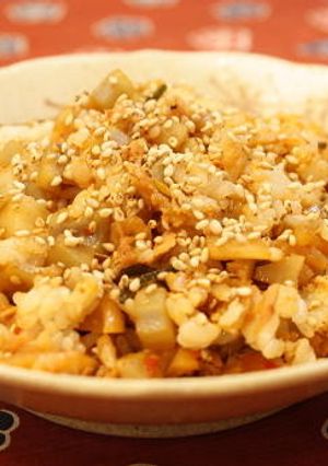 レンコンと割干しキムチのまぜご飯-レシピのメイン写真